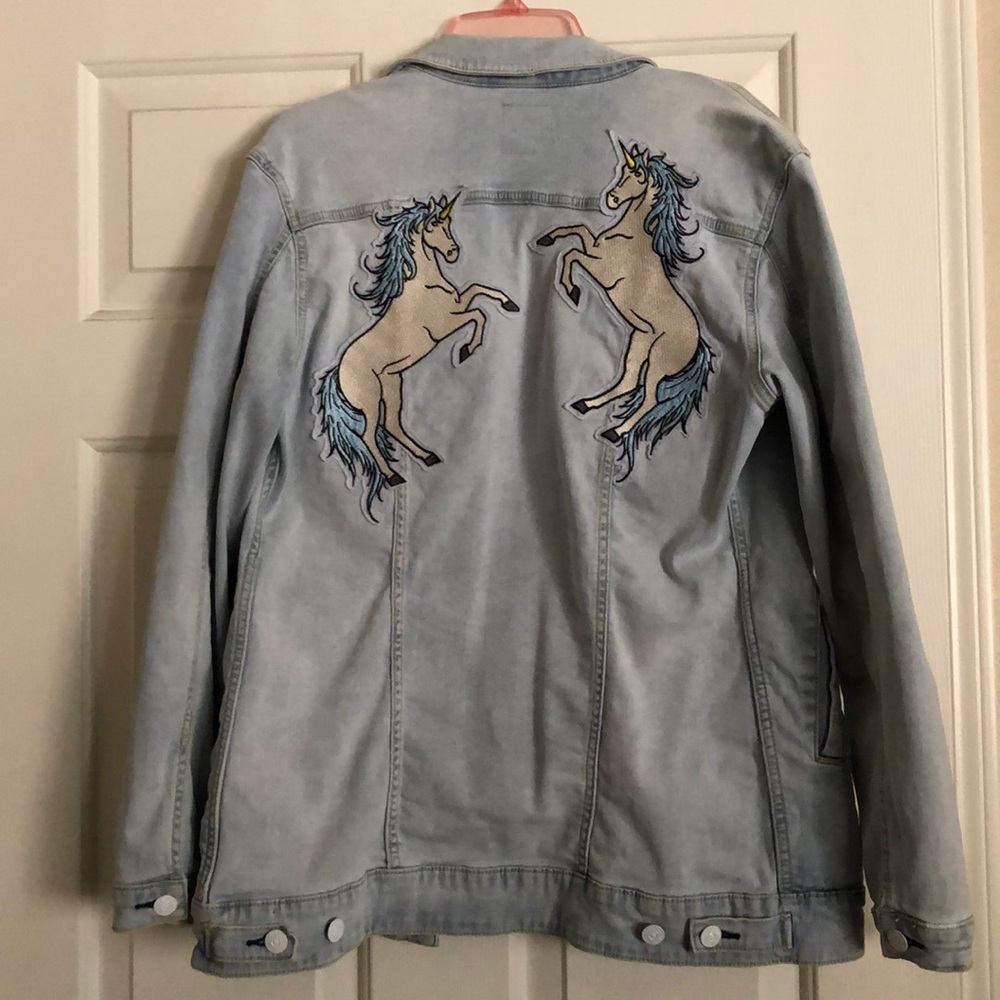 Lularoe Jaxon Jean jacket